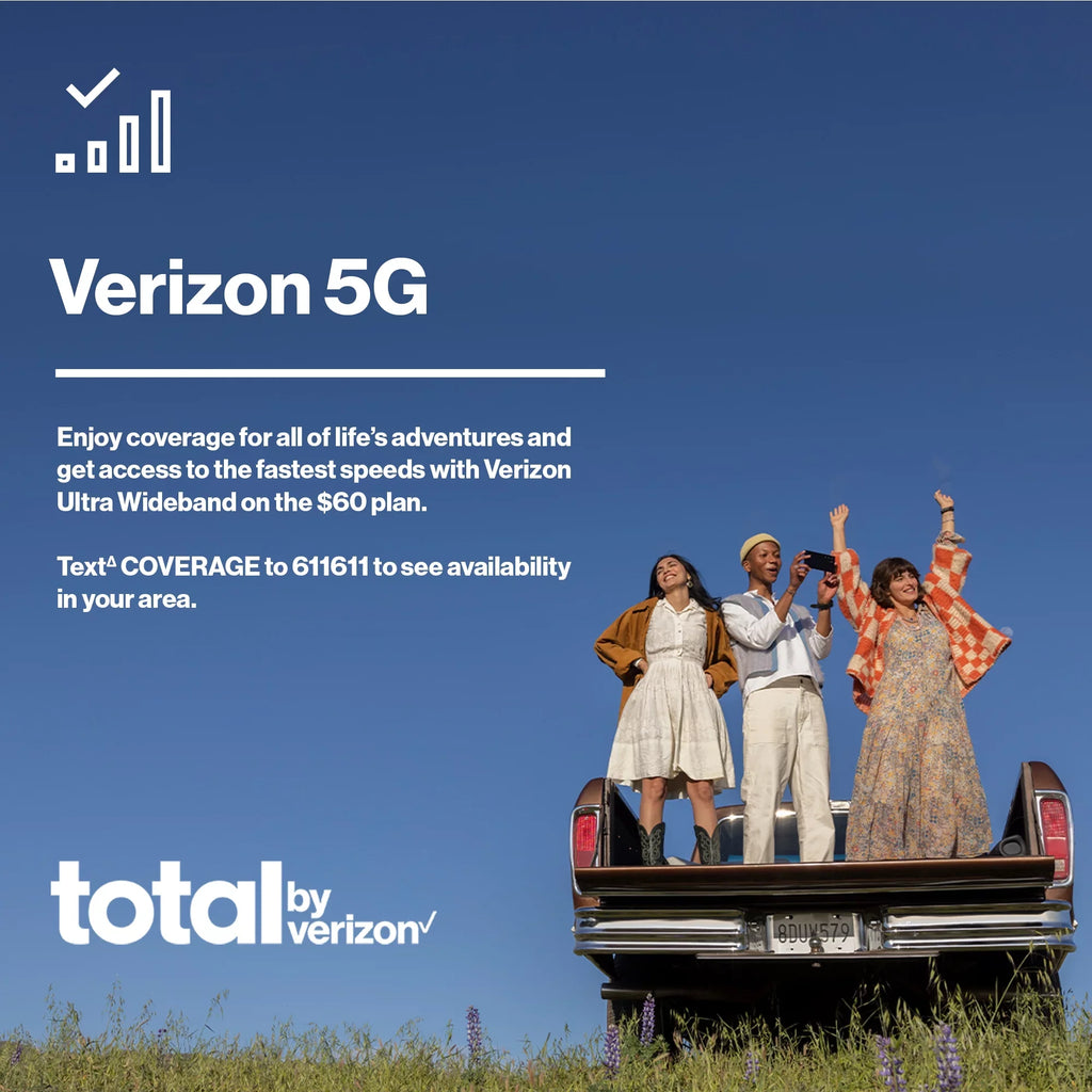 Total By Verizon Apple iPhone 15, 128GB, Blue - Prepaid Sizemartphone
