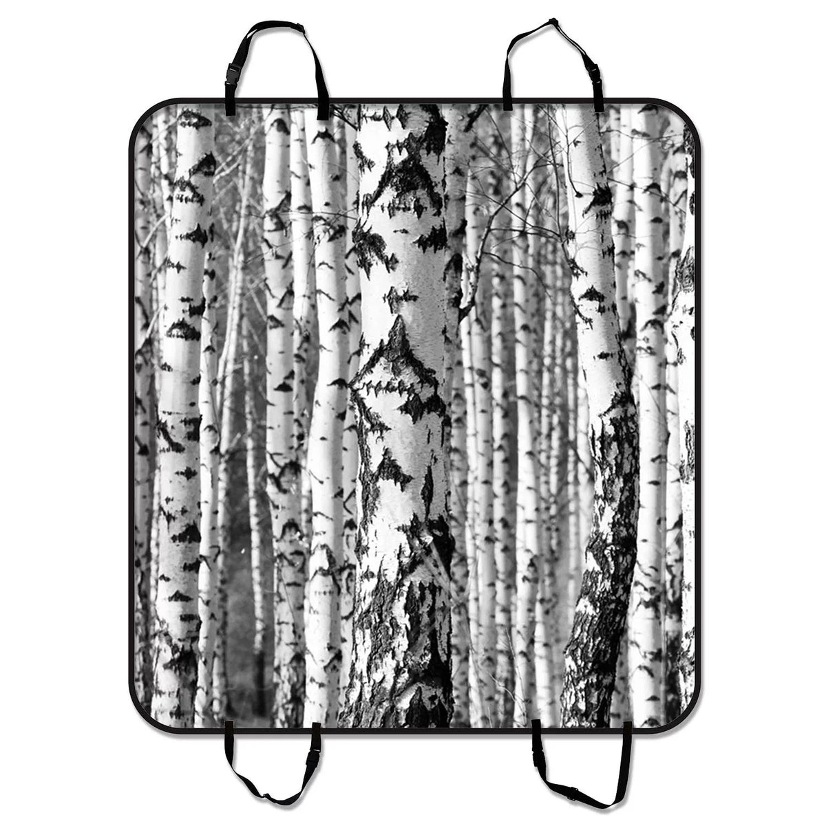 YKCG Birch Trees Trunks Pet Sizeeat Cover Car Sizeeat Cover for Pets Cargo Mats and Hammocks for Cars Trucks and SizeUVs 54x60 inches