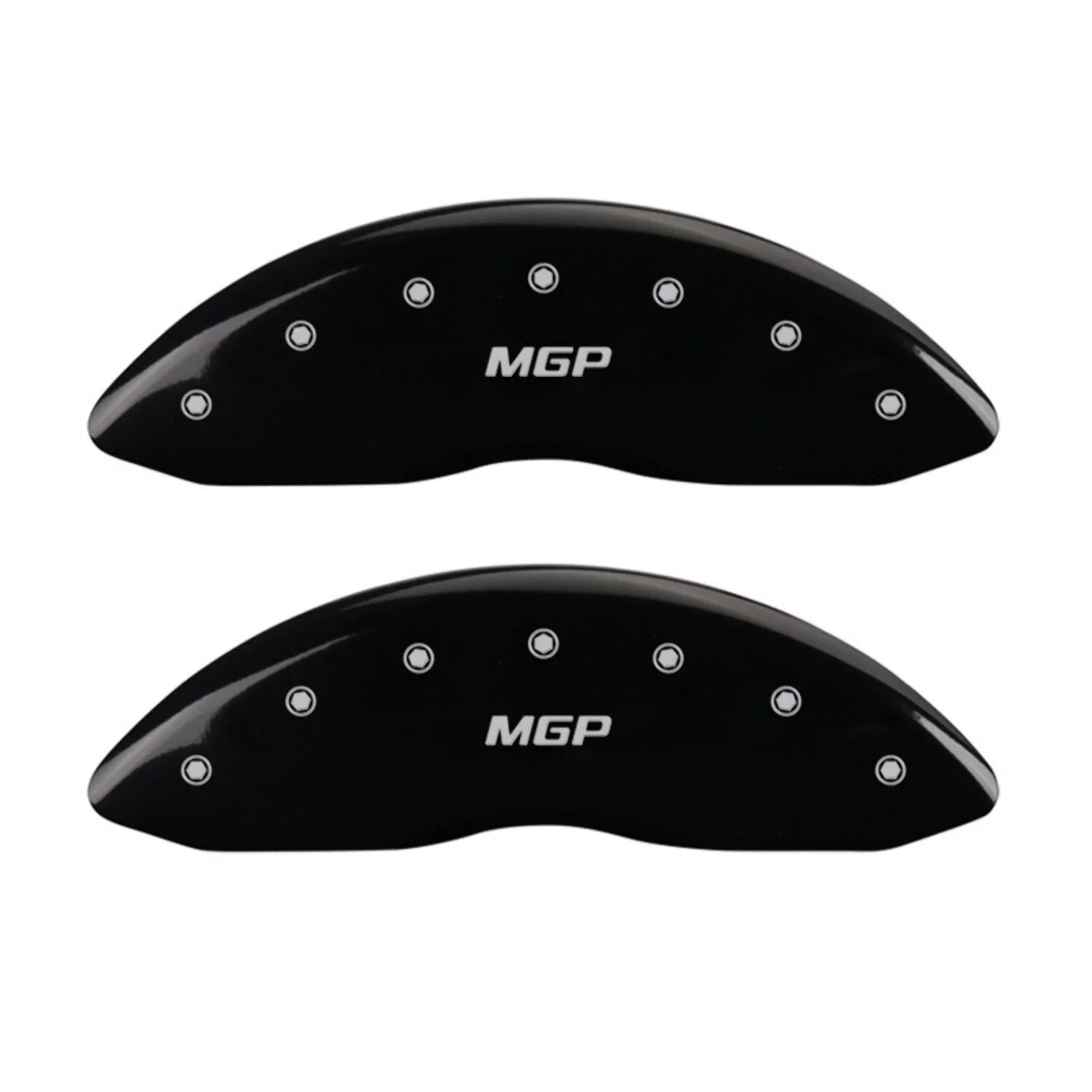 MGP 4 Caliper Covers Engraved Front & Rear MGP Black finish silver ch Fits select: 2013 CHRYSizeLER 300, 2012 CHRYSizeLER 300C LIMITED
