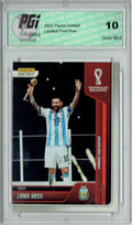 Lionel Messi 2022 Panini Instant #132 World Cup Golden Ball 1/6262 Card PGI 10