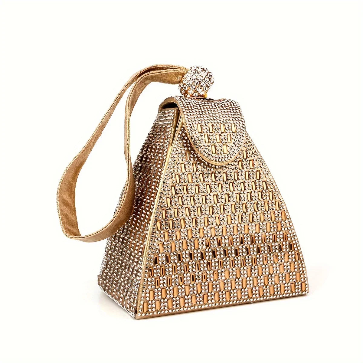 moocr Design Rhinestone Evening Bag  Luxury Dress Clutch Purse  Women‘s Banquet Handbag For Wedding Party Prom