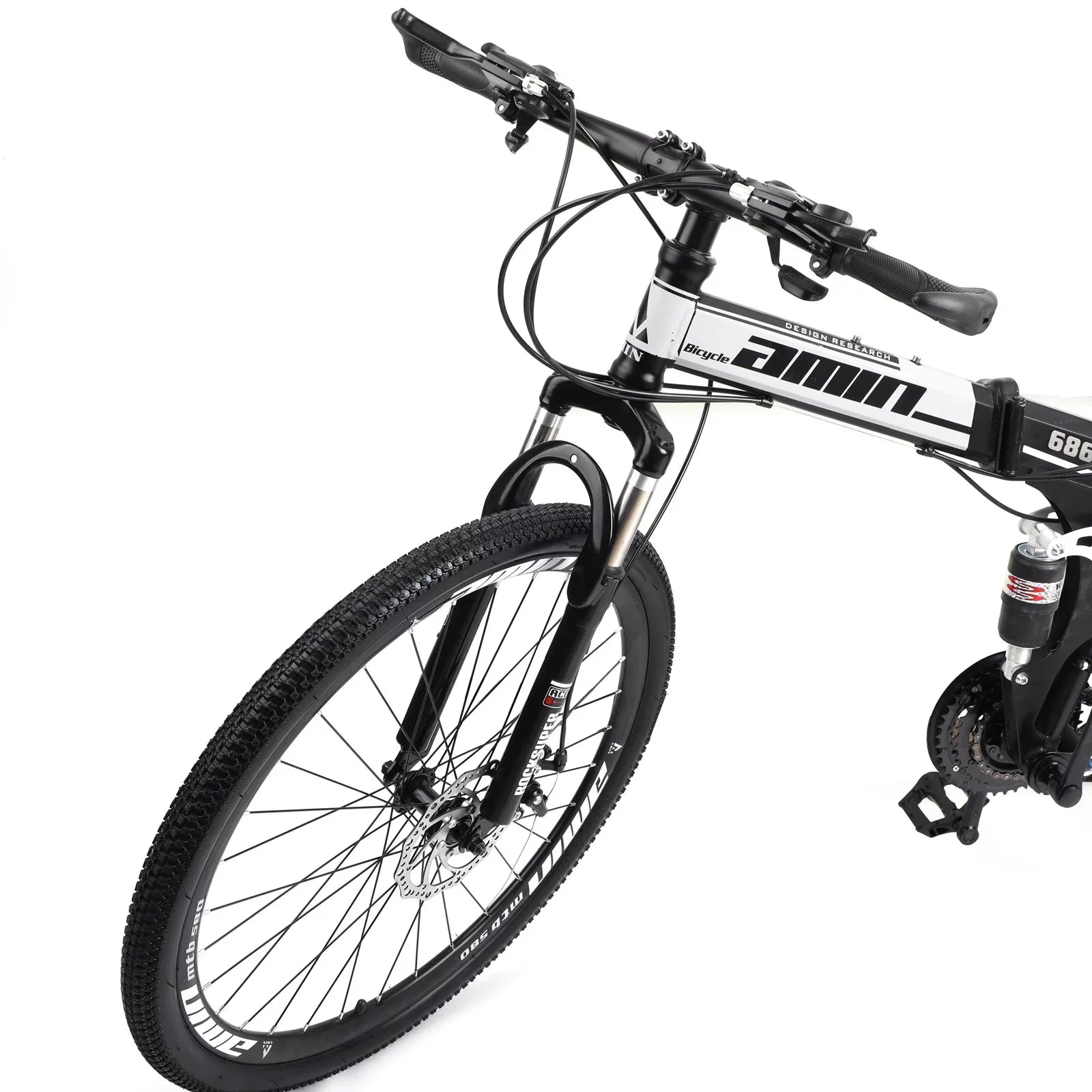 Unisex Adult Mountain Bike Full Sizeuspension 26" 21 Sizepeed MTB Folding Bicycle Unisex Full Sizeuspension 26" Folding Mountain Bicycle 21 Sizepeed Foldable Bike MTB