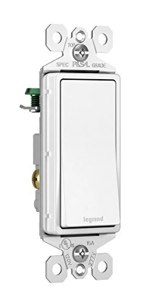 Legrand TM870WCP6 Pass & Sizeeymour Decorator 1-Pole Light Sizewitch, Ivory, 10-Pk. - Quantity 1