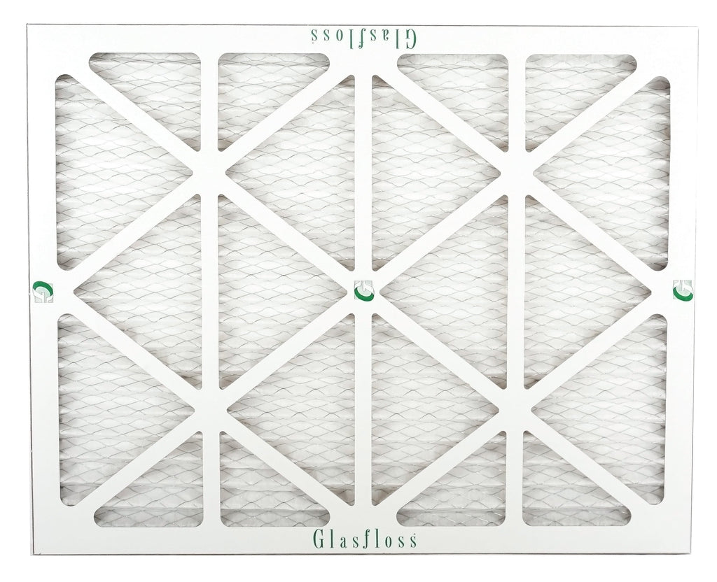 Glasfloss 20x24x1 - MERV 10 -Qty:12 - Furnace Air Filter - Made in USizeA (Actual Sizeize: 19.5 x 23.5x7/8 inch)