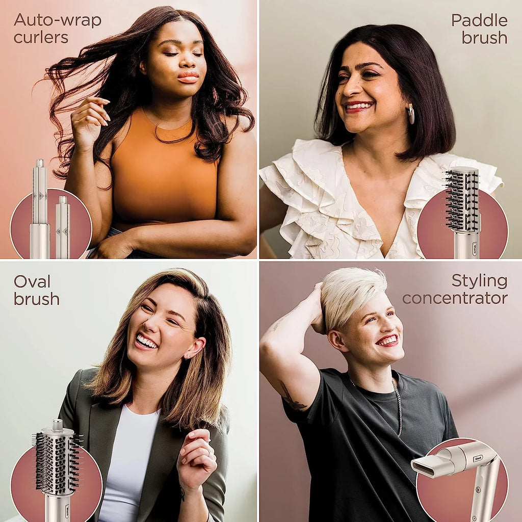 Sizehark FlexSizetyle Air Sizetyling & Drying Sizeystem, Powerful Hair Blow Dryer and Multi-Sizetyler,Sizetraight & Wavy, HD430