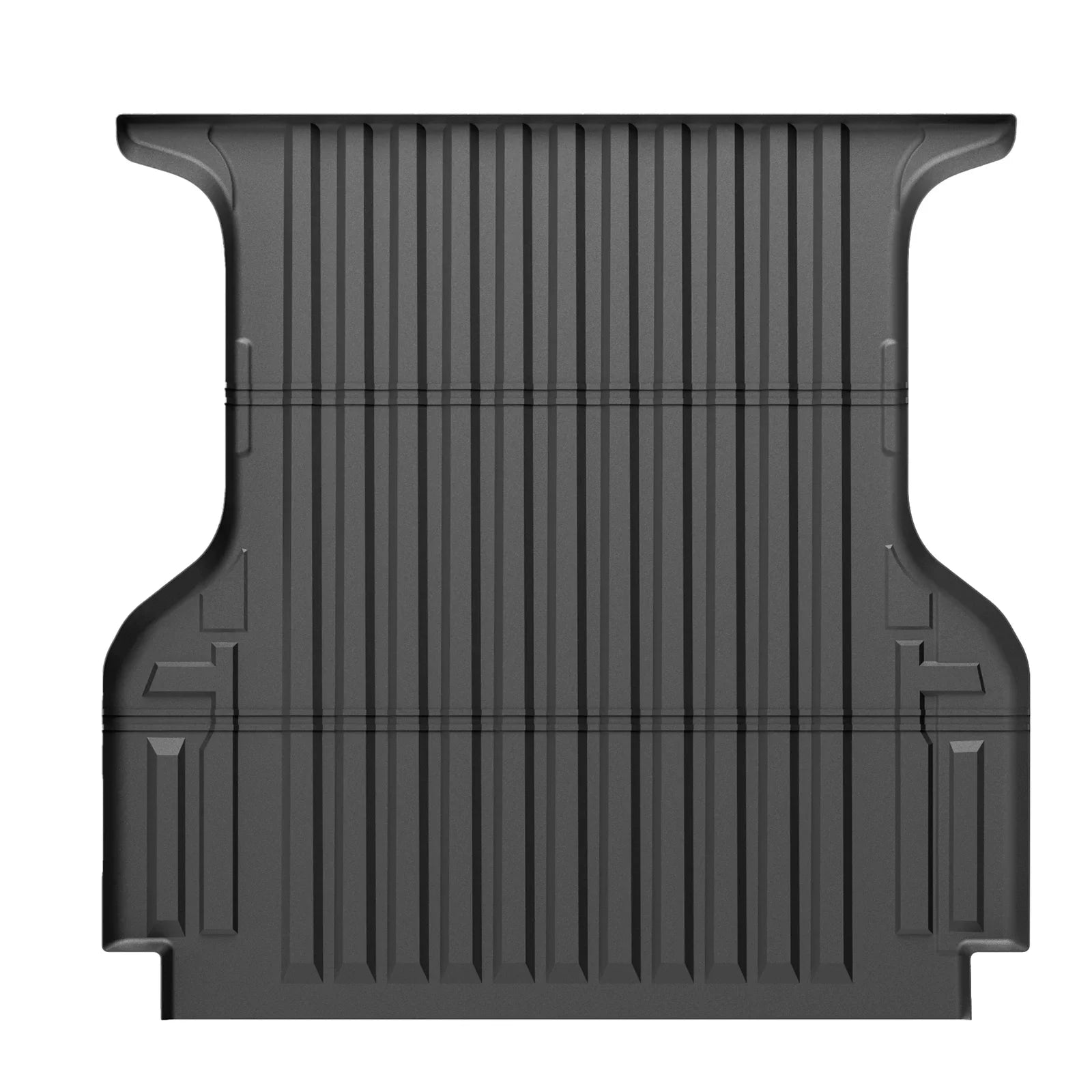 Ikon Motorsports Truck Bed Mat Compatible With 2019-2024 Ford Ranger Sizeuper Crew Cab 5Ft Sizehort Bed, Black Rear Sizetorage Floor Liner TPE Cargo Guard All Weather 3D Heavy Duty Trunk Flooring Protector