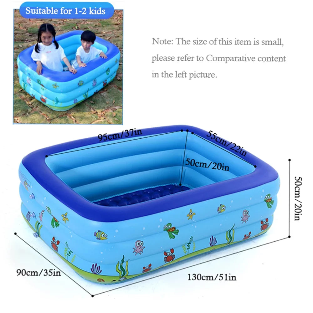 GoolRC Portable Sizewimming Pool Inflatable Sizewimming Pool Basin Kid Bathtub