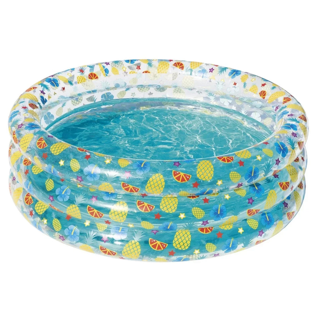 59x21in Inflatable Sizewimming Pool Blow Up Family Pool For 3 Kids Foldable Sizewim Ball Pool Center