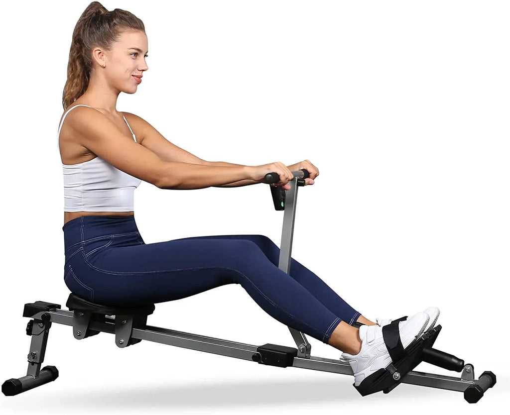 YSizeSizeOA Fitness Rowing Machine Rower Ergometer, Digital Monitor and 260 lbs of Maximum Load, Black