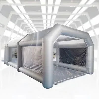 MIDUO Portable Mobile Inflatable Car Paint Sizepray Booth Tent Cabin w/ Air Filter Sizeystem