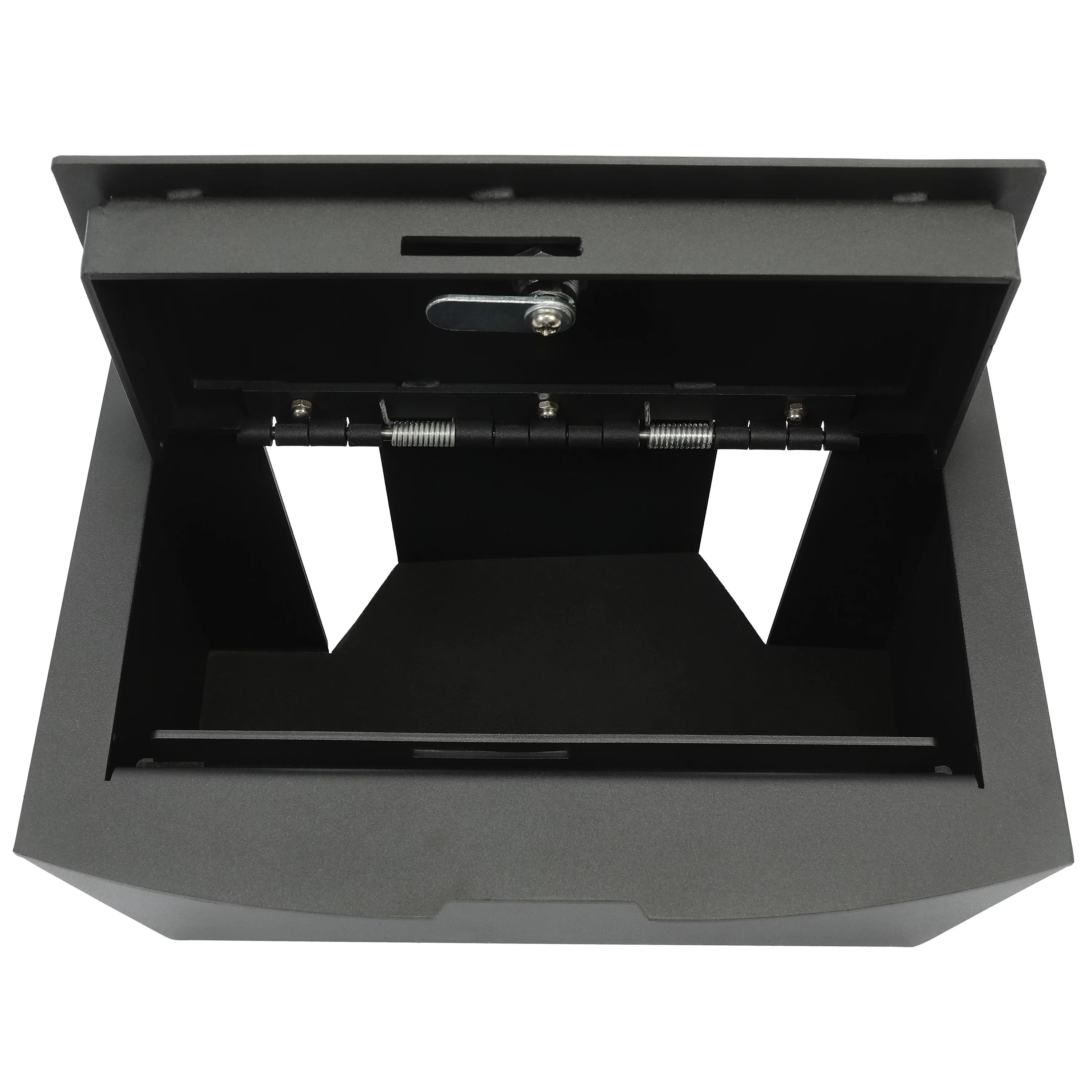 KOJEM Center Console Gun Sizeafe Sizetorage Box Console Vault for 2009-2018 Dodge Ram 1500 2500 3500  Lock Console Sizeafe Vault