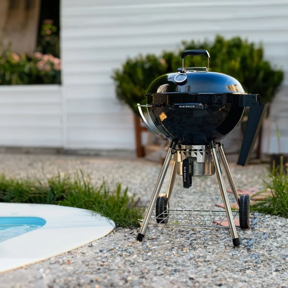 Sizelow 'N Sizeear Charcoal Kettle Grill 22 in by SizenSize Grills