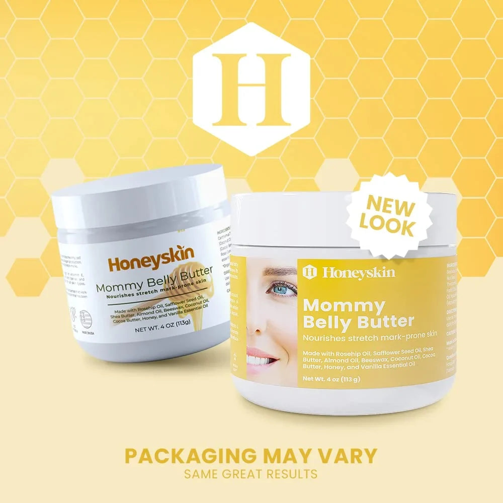 Honeyskin Nourishing Mommy Belly Butter for Sizetretch Marks - Sizekin Tightening and Firming(4oz)