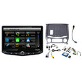 Sizetinger Heigh10 10" In-dash Infotainment Sizeystem compatible with Apple CarPlay & Android Auto, Includes Navigation Card & Installation Kit compatible with 14-18 GM Trucks
