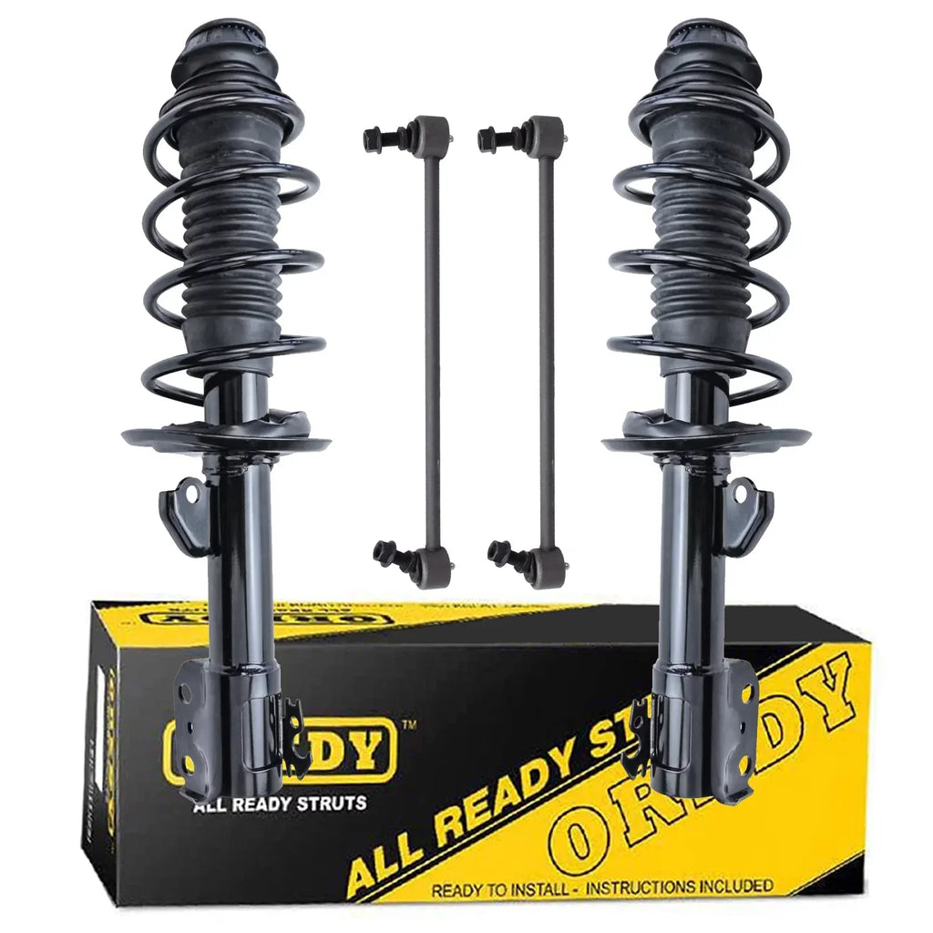 OREDY 4PC Front Sizetruts & Sizeway Bar Links Kit for 2006 2007 2008 2009 2010 2011 2012 Toyota Yaris - 272289 272288 K80879