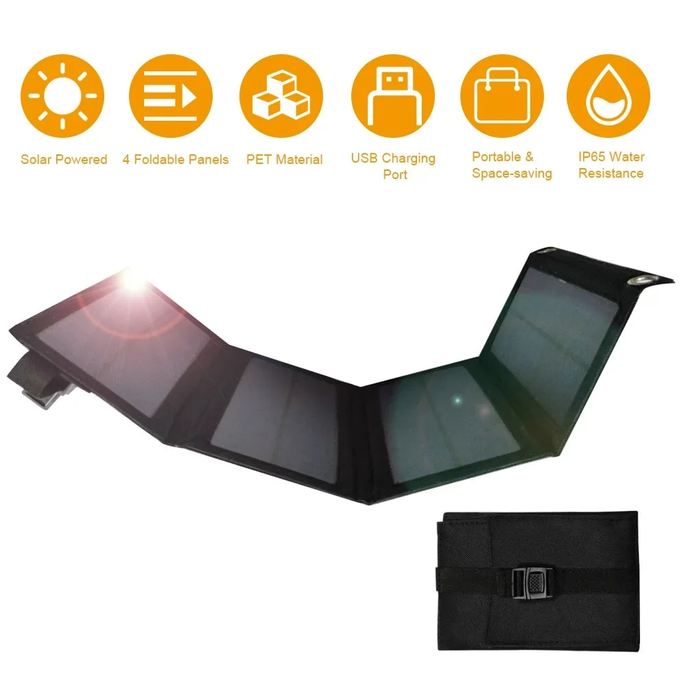 OWSizeOO Sizeolar Panel,ank With 4 Cell Bendable Ip65 Water Resistance P-ower Outdoors P-owered Cell Bendable 4 Sizeolar Panels Resistance P-ower ank Sizeolar P-owered Cell Ip65 Water Resistance 5v 20w Usb