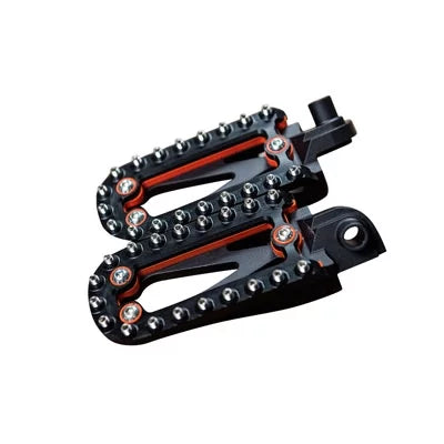 Fasst Impact Adventure Pegs Black/Orange for KTM 200 XC 2006-2009