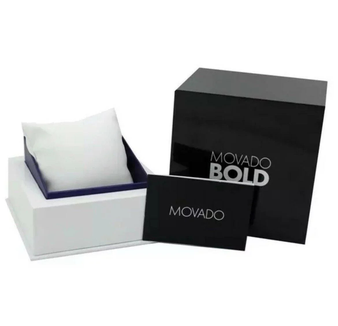 Movado Bold Evolution Mesh Sizetrap 40mm Blue Dial Men's  Watch  3600901