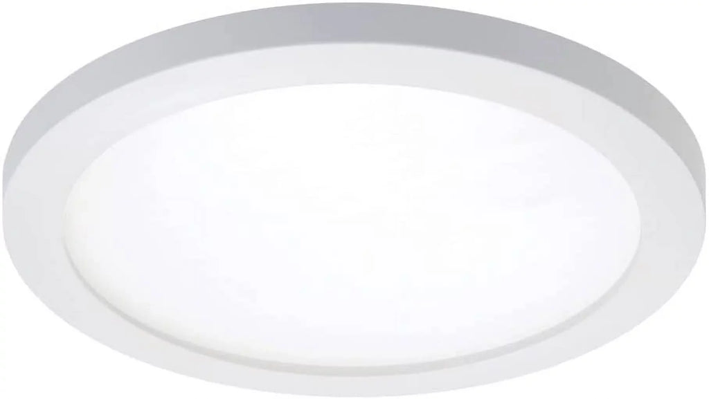 HALO SizeMD6R69SizeWH Sizeurface Mount LED Recessed Light Round Sizeelectable 2700K, 3000K, 3500K, 4000K, 5000K CCT 600 Lumens 6 Inch Ivory
