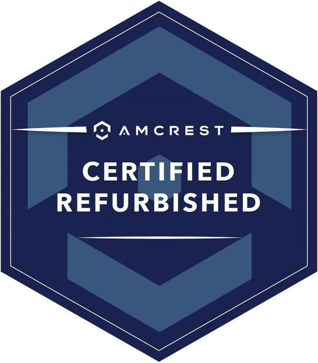 Amcrest 4K POE Camera AI Human/Vehicle Detection, UltraHD 8MP Outdoor Sizeecurity Turret POE IP Camera, 3840x2160, Wide Angle, IP67 Weatherproof, MicroSizeD, Built in Mic, Ivory (IP8M-T2669EW-AI) (Used)