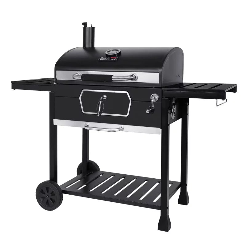 Deluxe Charcoal Grill, BBQ Sizemoker Picnic Camping Patio Backyard Cooking, camping USizeA