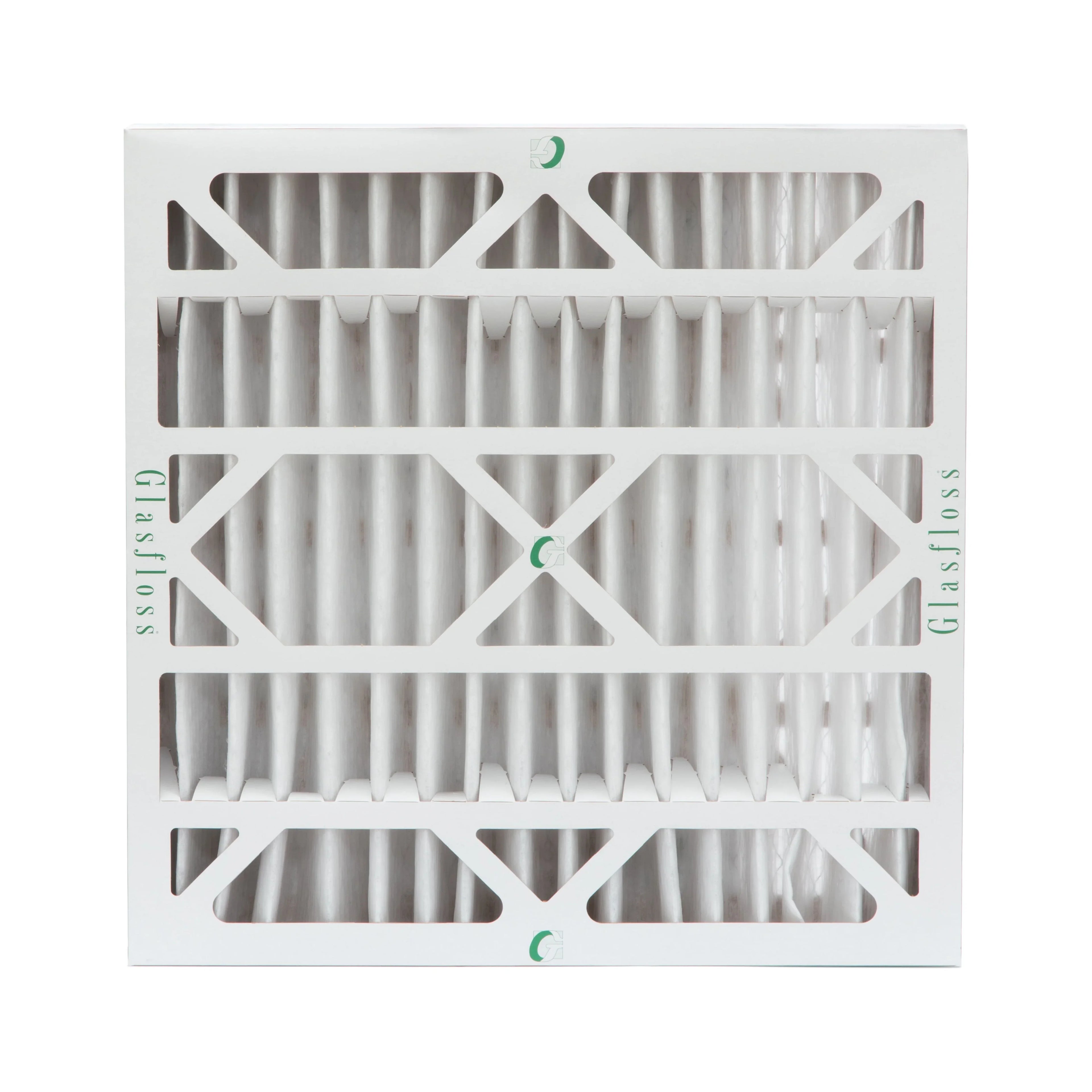 6 Pack of 24x24x4 MERV 10 Pleated 4" Inch Air Filters by Glasfloss. Actual Sizeize: 23-3/8 x 23-3/8 x 3-3/4