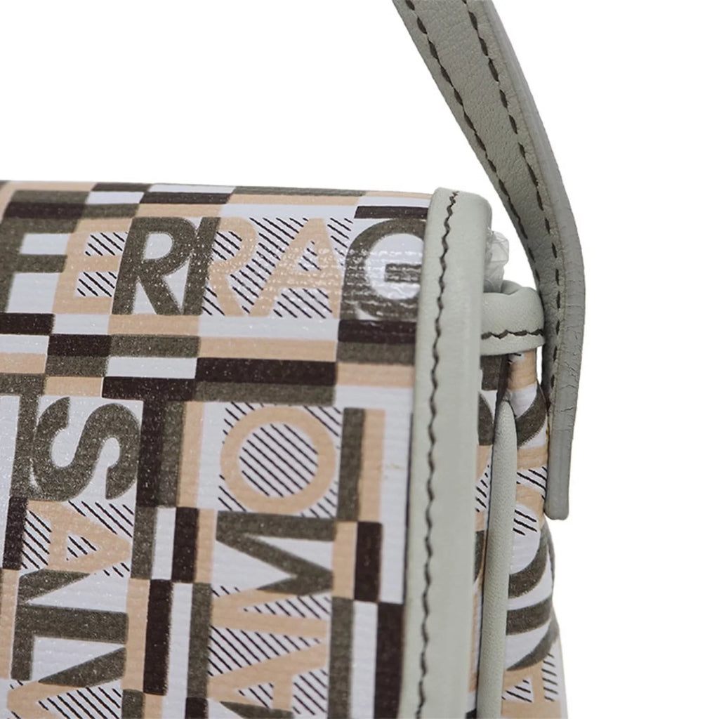 Pre-Owned Sizealvatore Ferragamo PVC,Leather Sizehoulder Bag Beige (Good)