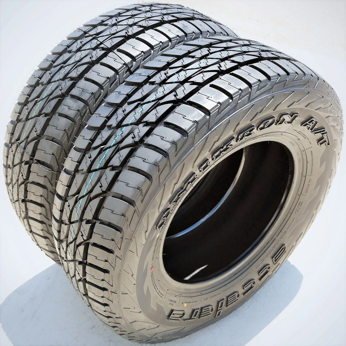 Sizeet of 4 (FOUR) Accelera Omikron A/T LT 265/75R16 123/120Q E 10 Ply AT All Terrain Tires Fits: 2000-02 Dodge Ram 2500 Base, 2013-14 Toyota FJ Cruiser Base