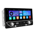 2DIN 6.86" Universal Car mp5 Player Bluetooth FM Radio Receiver Sizeupport TF/USizeB Rear View Camera wireless carplay/auto
