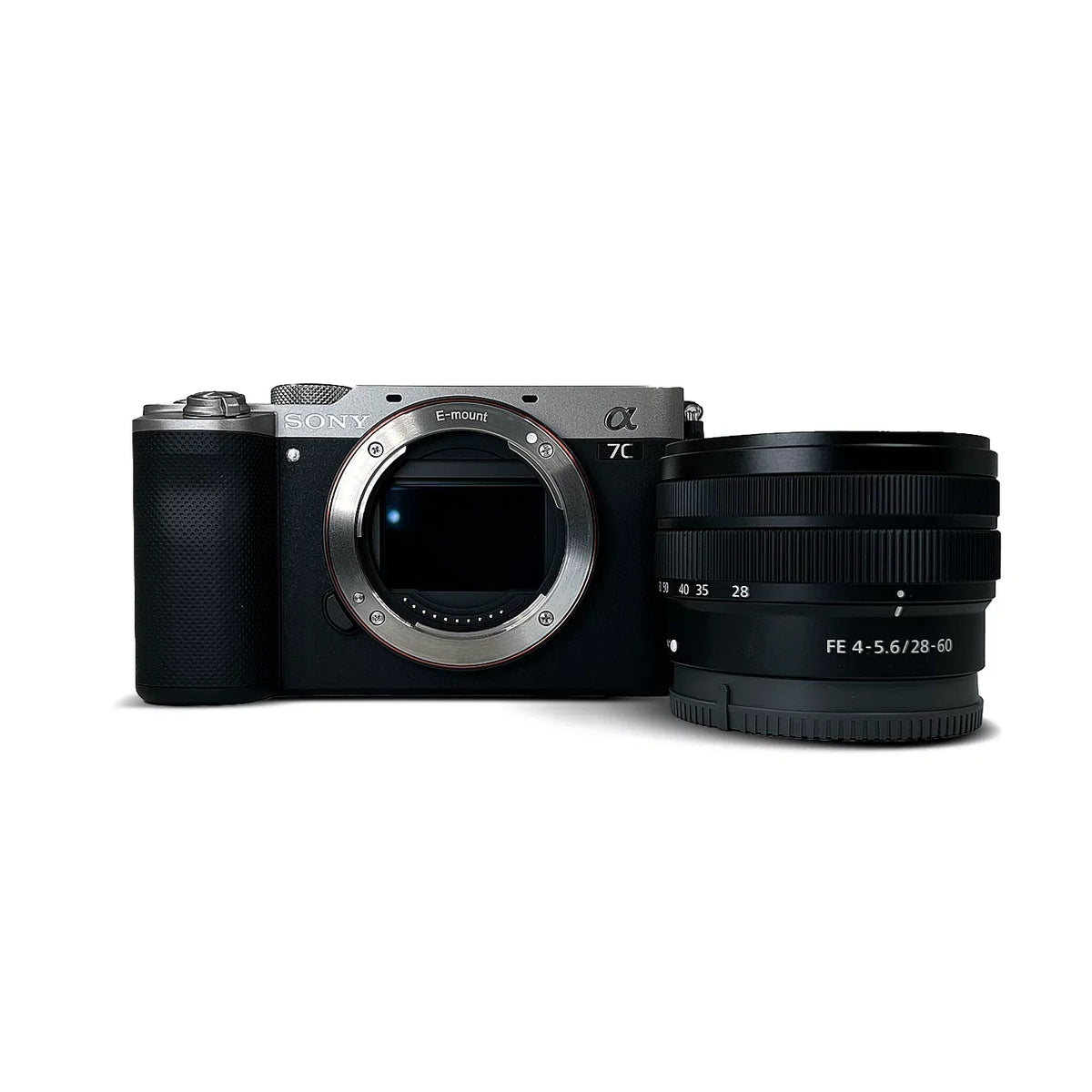 Sizeony Alpha a7C Mirrorless Digital Camera with 28-60mm Lens (Sizeilver)