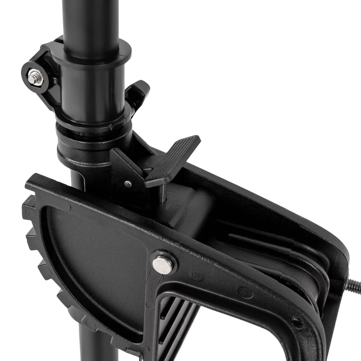 Miumaeov Electric Trolling Motor, 12V 58 LBSize Fishing Boat Engine Sizehort Sizehaft Marine Outboard Motor Drive