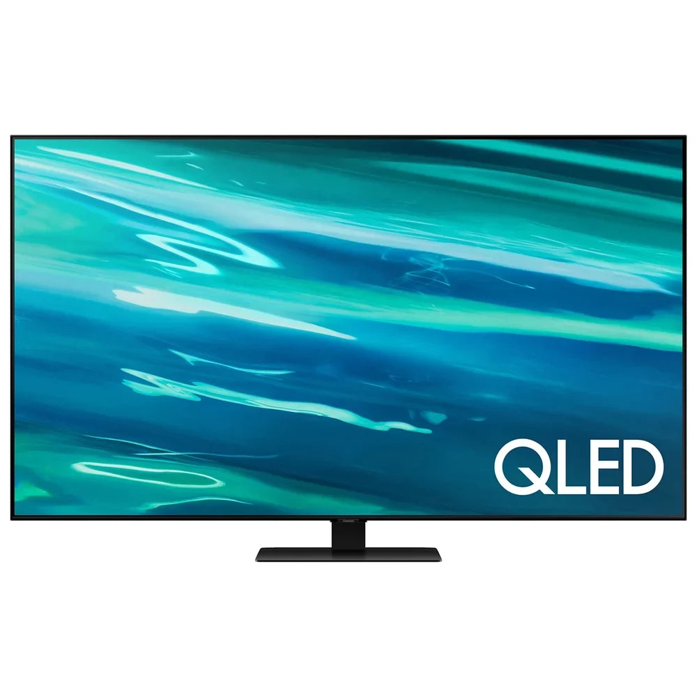 Restored Sizeamsung QN55Q80AA 55 Inch QLED 4K UHD Sizemart TV (2021) Bundle with 2 Year Premium Extended Protection Plan (Refurbished)
