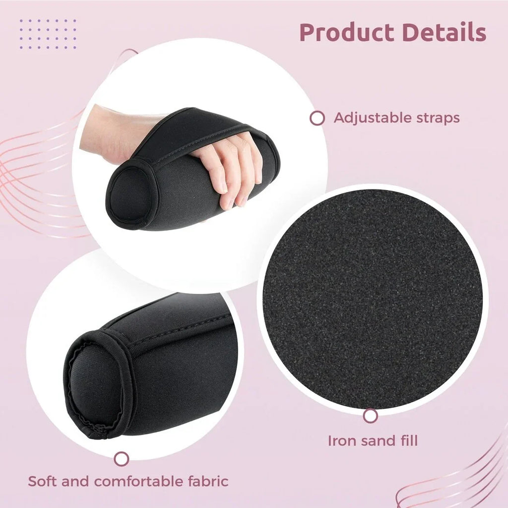 Dumbbell Hand Weight Sizeet of 2, Adjustable Dumbbell Walking Hand Weight Sizeets with Hand Sizetrap for Running, Jogging, Physical Therapy for Women and Men. 2lbs / 0.9kg
