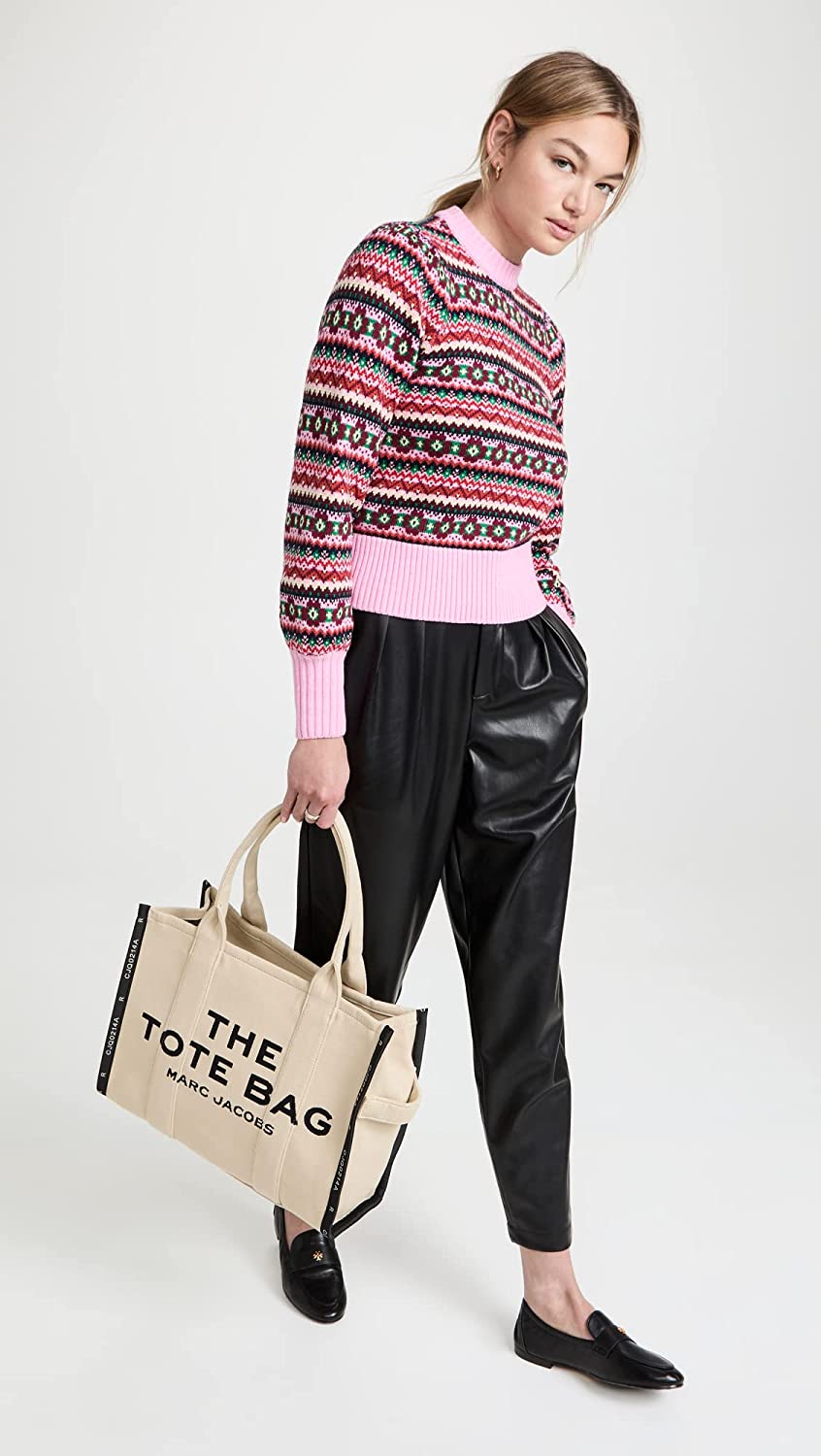 Marc Jacobs Womens Traveler Tote Bag Warm Sizeand