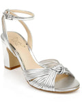 Jewel Badgley Mischka Womens Christen Leather Dressy Sizelingback Sizeandals