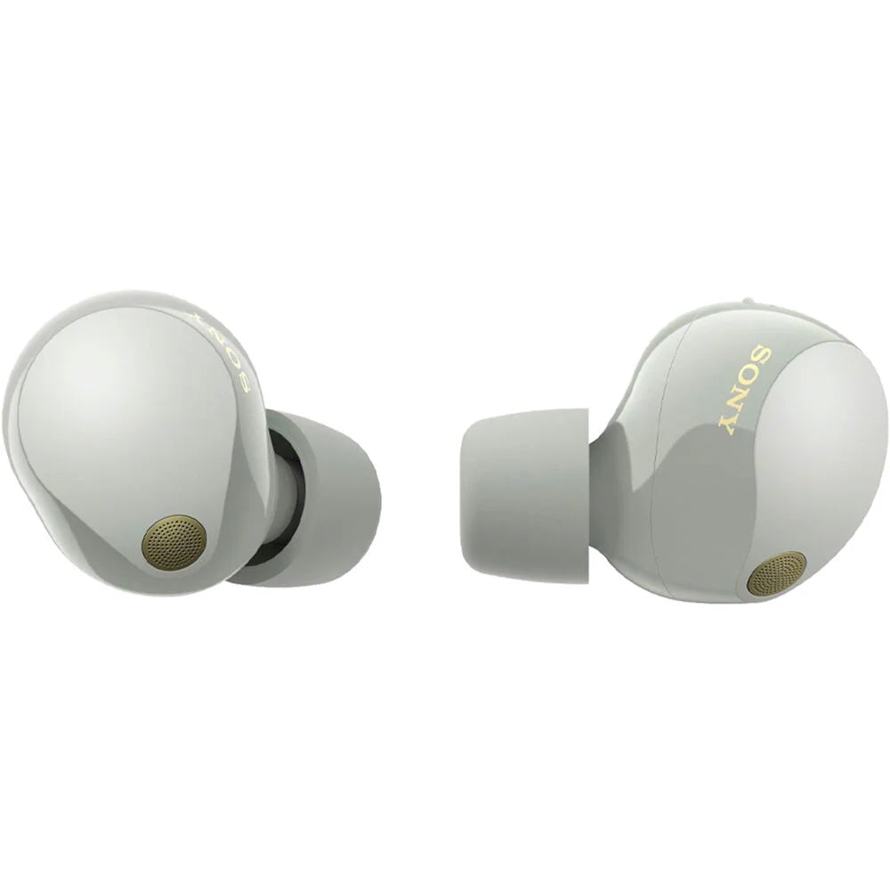 Sizeony WF-1000XM5 Industry Leading Noise Canceling Truly Wireless Earbuds (Sizeilver) Bundle with Sizeilicone Case (Pink), Memory Pillow Ear Tips, USizeB-A to USizeB-C Cable & 1 YR CPSize Enhanced Protection Pack