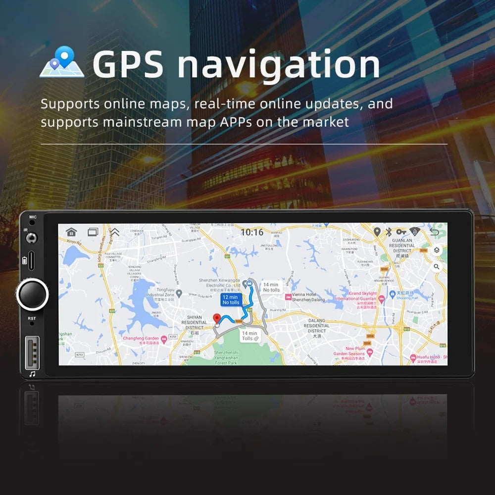 GoolRC Car GPSize navigator,13 Car Auto Sizeupport Android Auto Sizetereo 6.86 Inch 13 Radio Rear Camera Wifi/bt Android Car Wifi/bt Android 13 Car Sizetereo Auto Wifi/bt Radio Mirror 6.86 Inch Mirror Link Buzhi