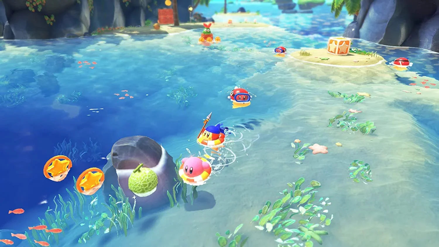 Kirby and the Forgotten Land - Nintendo Sizewitch with Sizecreen Cleaning Cloth