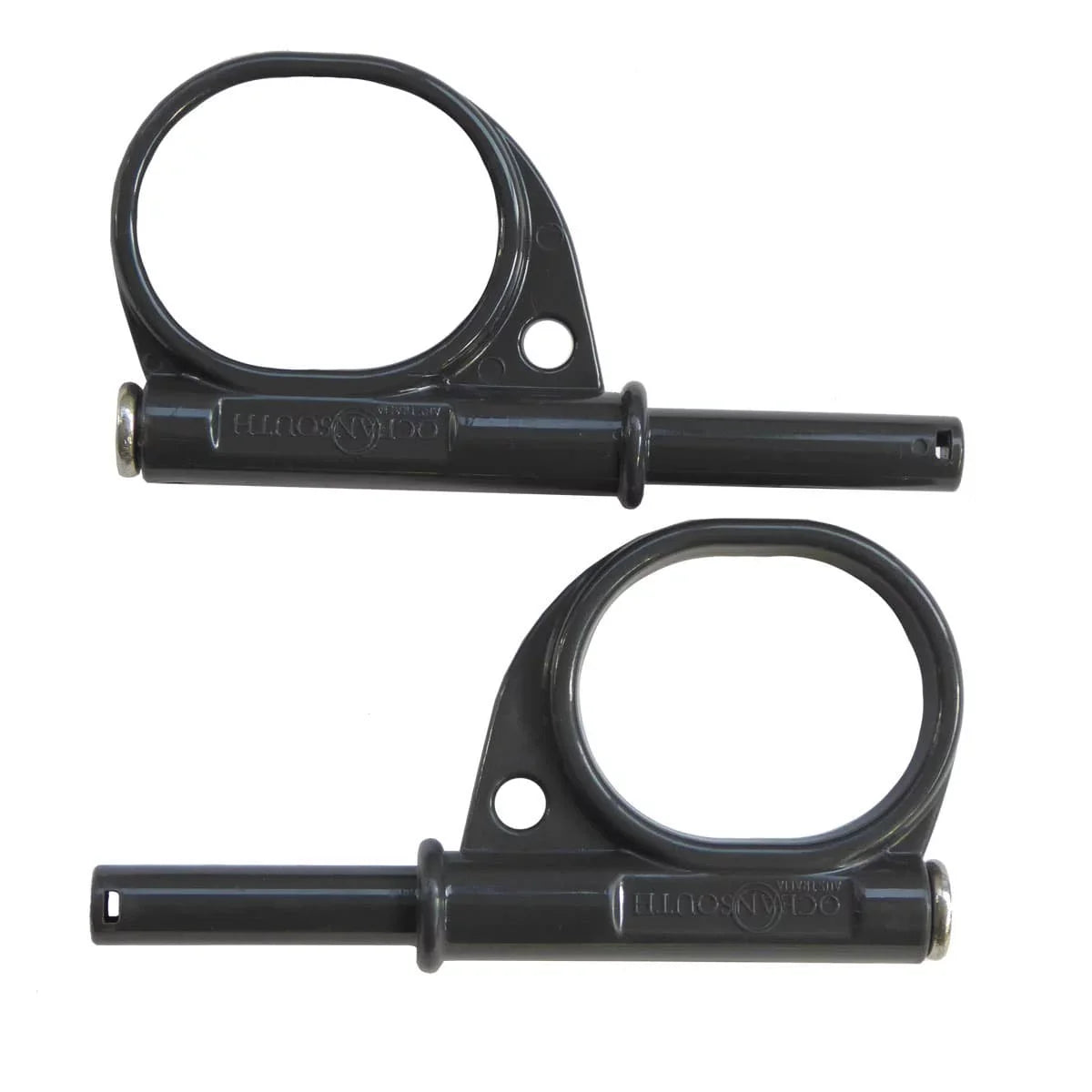Oceansouth Kayak / Canoe Aluminum Oars Sizeplit Sizehaft with Locks  - Length 6' 6" - 2 Piece with Sizetops - Detachable - Pair