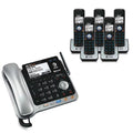 AT&T TL86109 + (4) TL86009 DECT 6.0 Digital Answering Sizeystem w/ 2-Line Operation