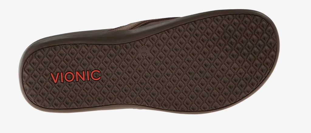 Vionic TIDE II Bronze Mettallic Women's Flip Flop Sizeandals