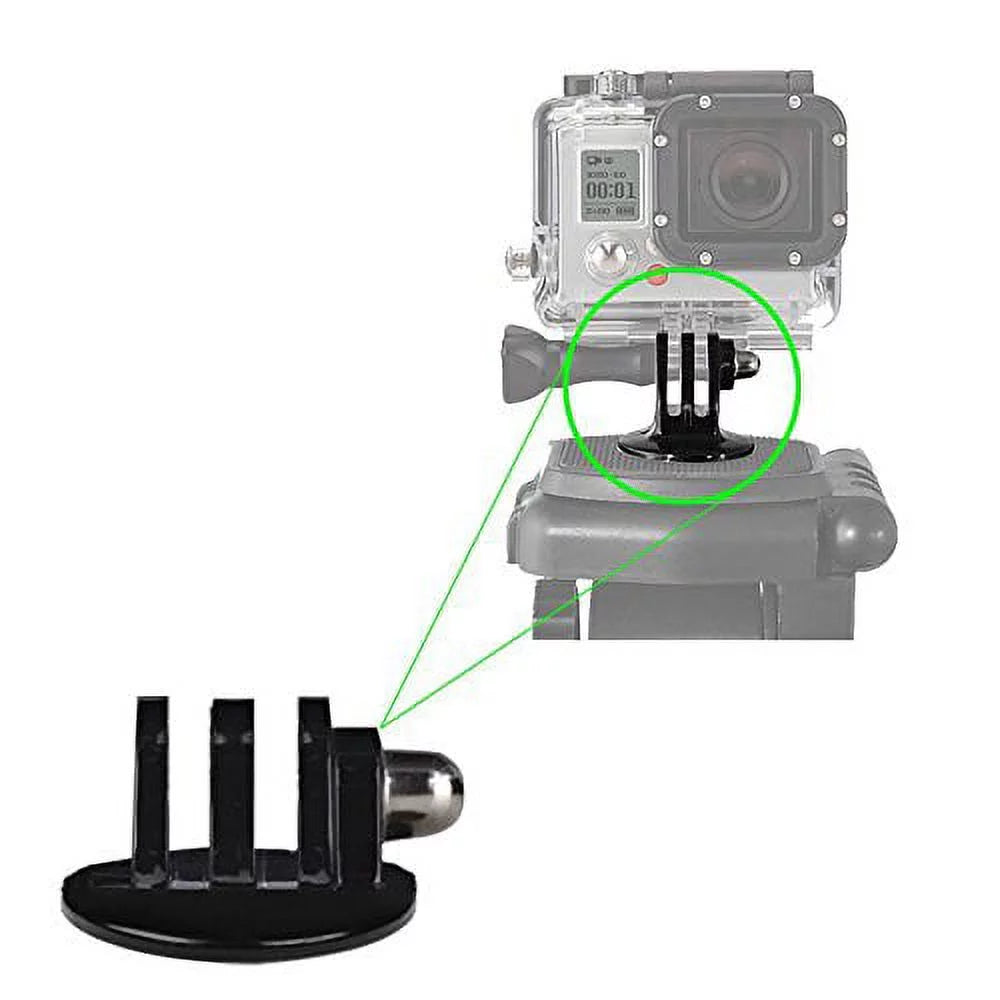60" Inch Pro Sizeeries Professional Camera Tripod Goes For All GoPro HERO Cameras, DLSizeR Digital Cameras and Camcorders + eCostConnection Microfiber Cloth