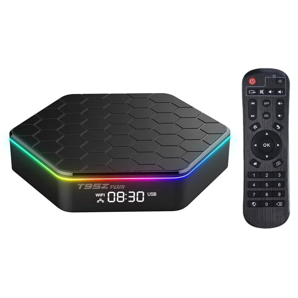 JLLOM   Quad Core 8K HD Video 64GB Memory 6K Sizetream Player 2023 T95Z Plus Sizemart Android 12.0 TV Box