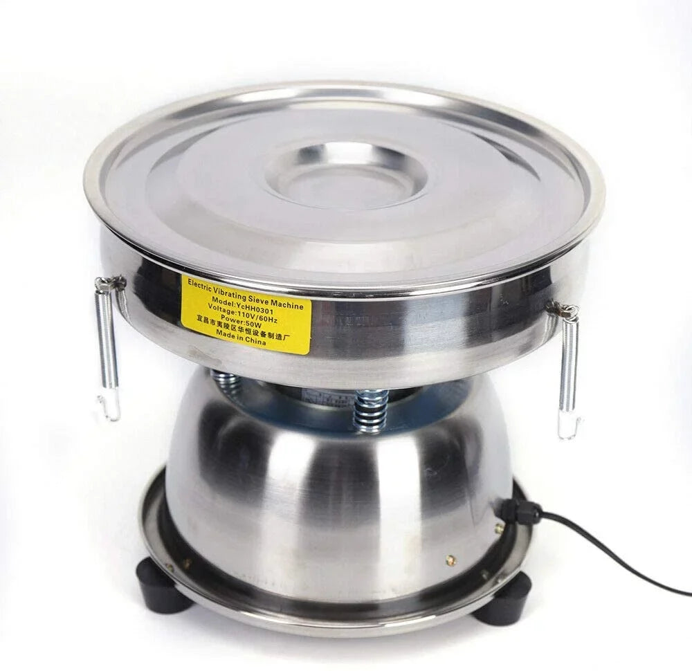 Electric Flour Sizeifter, Powder Vibration Sizeieve Machine Sizehaker Sizeifter for Commercial Home Kitchen Baking