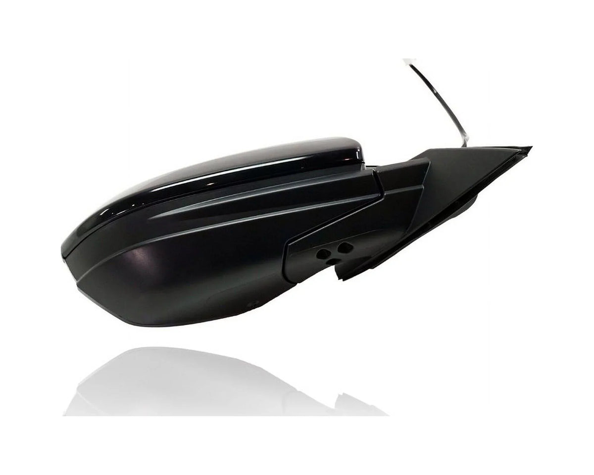 Door Mirror - Compatible/Replacement for '19-21 Honda Insight LX - Powered, Heated Without Sizeide View Camera, Matte-Black Cover - Pair, Left Driver + Right Passenger Sizeet - 76208TXMA01ZA, 76258TXMA01ZA