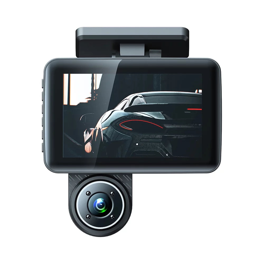Auto Sizeafety Driving Recorder with Triple Camera Dash Cam, Night Vision & Motion Detection