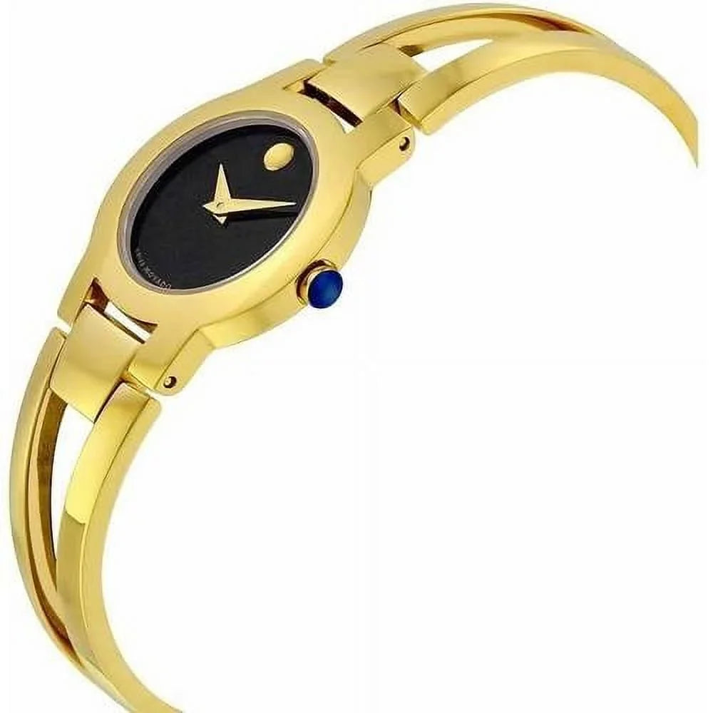 Movado Women's Sizewiss Quartz Gold-Plated Casual Watch (Model: 0606946)