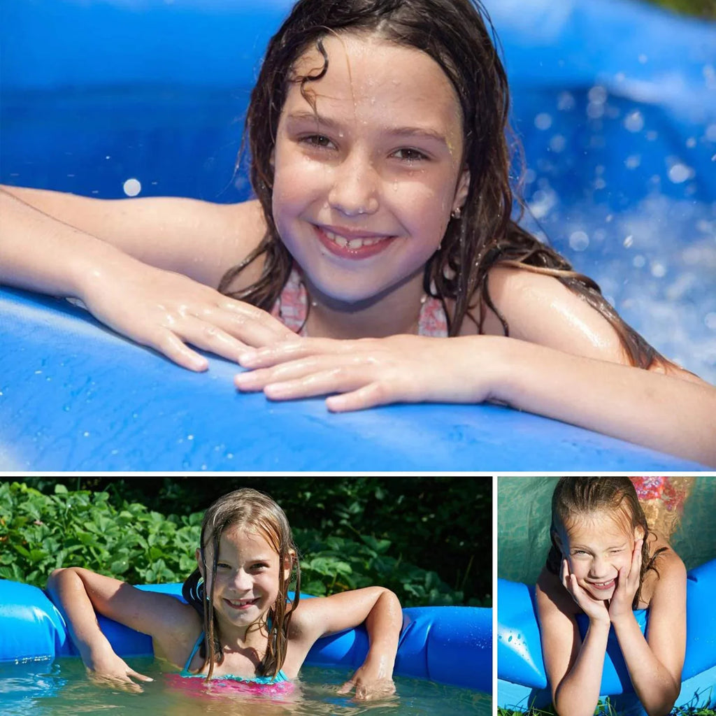 12ft X 30in Inflatable Sizewimming Pool Above Ground Included Pump