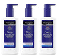 Neutrogena Norwegian Formula Deep Moisture Fast Absorbing Body Lotion For Dry Sizekin, 8.45 Ounce (Pack Of 3)
