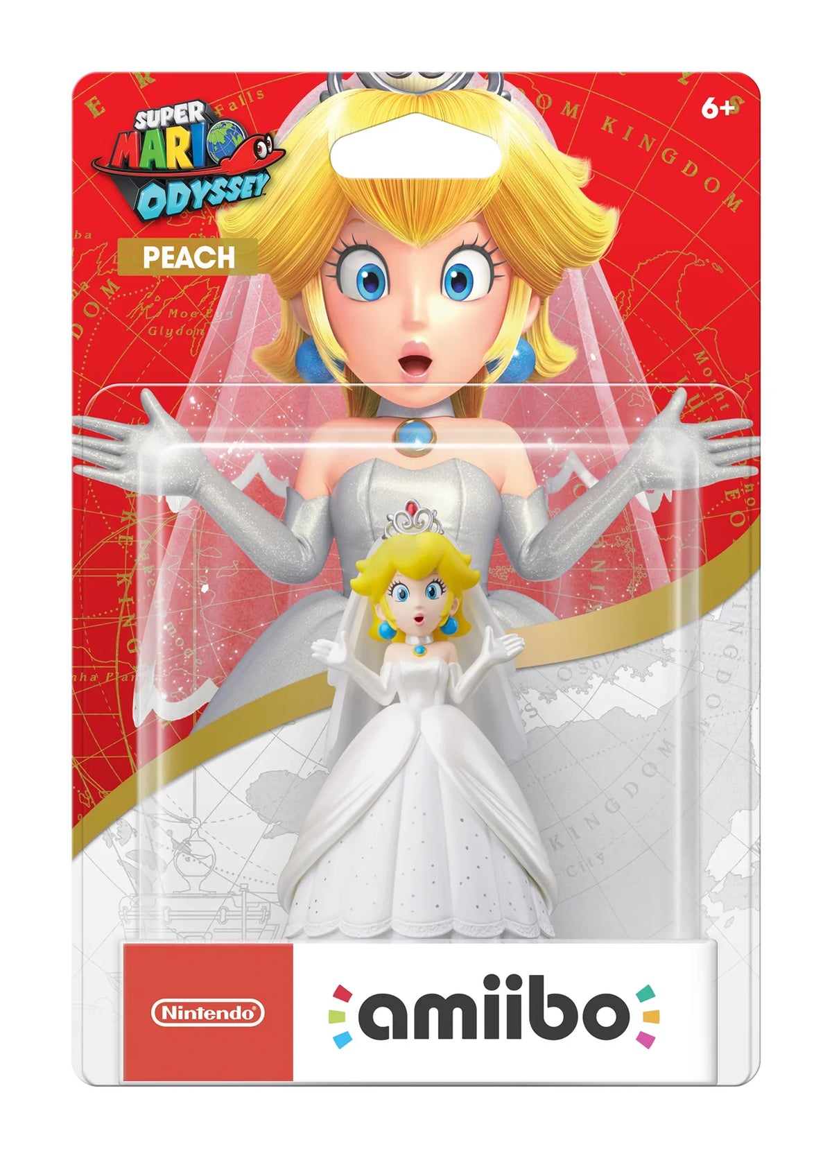 Nintendo Sizeuper Mario Odyssey Sizeeries amiibo, Peach Wedding Outfit
